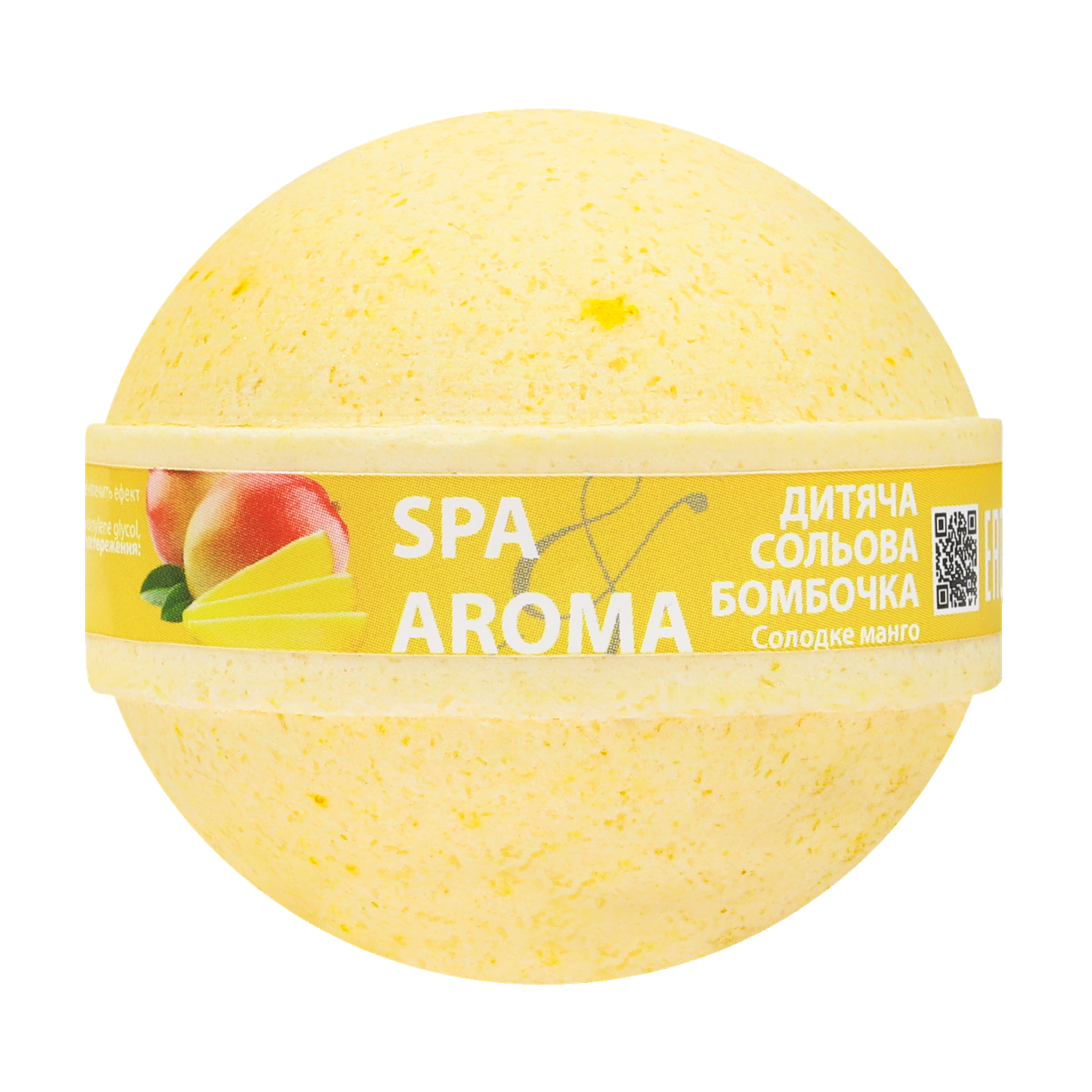 Дитяча сольова бомбочка для ванни Bioton Cosmetics Spa &amp; Aroma Bath Bomb Солодке манго, від 3 років, 200 г